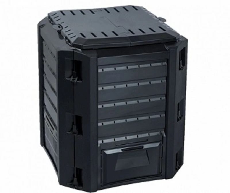 Kompostér COMPOGREEN plastový černý 380l