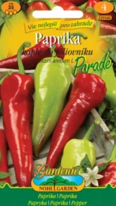 Paprika zeleninová do fóliovníku Parade (semena)