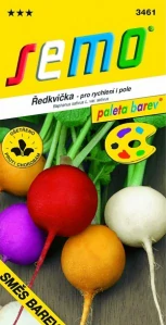 Ředkvička směs barev (semena) poslední balení