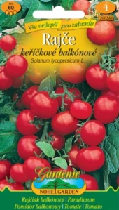 Rajče keříčkové balkónové červené (semena)