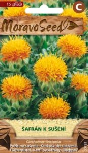Světlice barvířská - Šafrán k sušení, oranžová (semena)