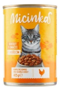 Micinka kousky v omáčce s kuřecím 415 g