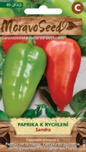 Paprika zeleninová k rychlení Sandra (semena)