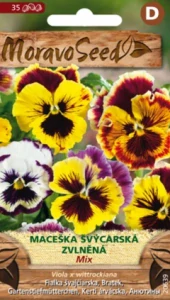 Maceška Švýcarská zvlněná, směs (semena)