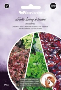 Salát listový Dubáček, Redin, Verala 3x2m (výsevný pásek)