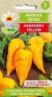 Chilli paprička habanero yellow (semena)