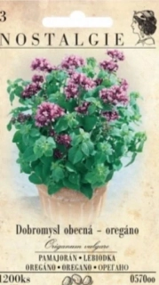 Dobromysl obecná, Oregáno (semena)