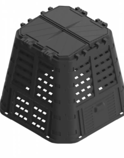 Komposter PROMO plastový černý 480l